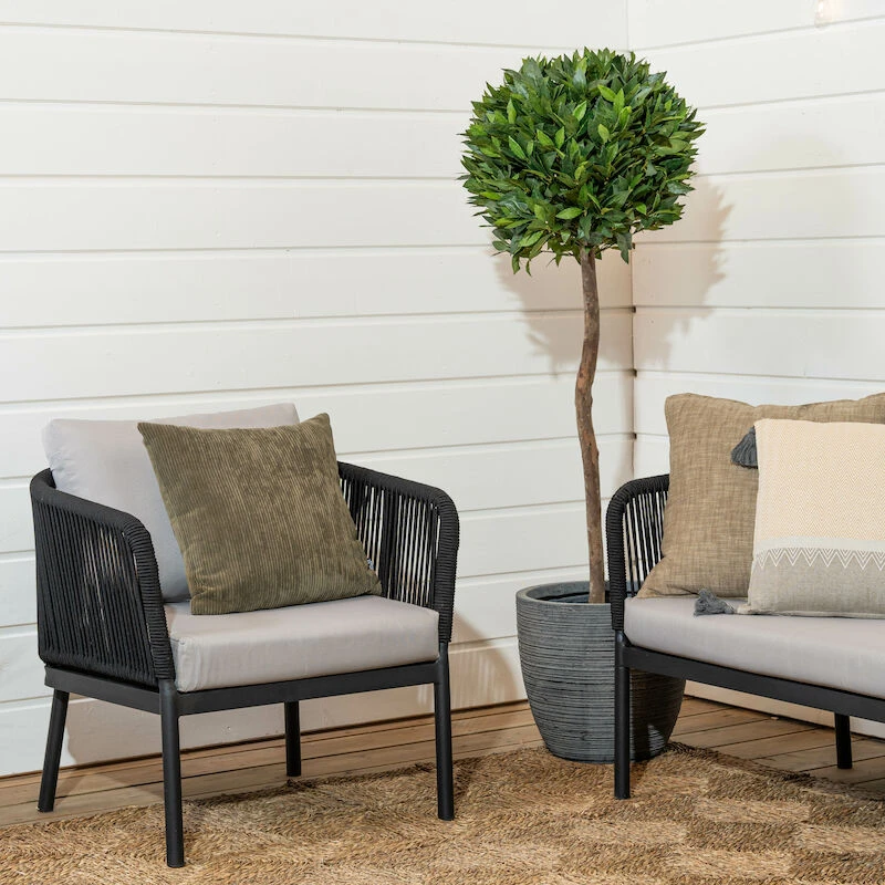 Veke Tuohi Nojatuoli Musta/harmaa 3 Veke Tuohi Nojatuoli Musta/harmaa - Image 3