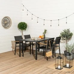 Veke Odense-Saarni 4-hengen Ruokailuryhmä Musta -Veke kauppa Uudet 263