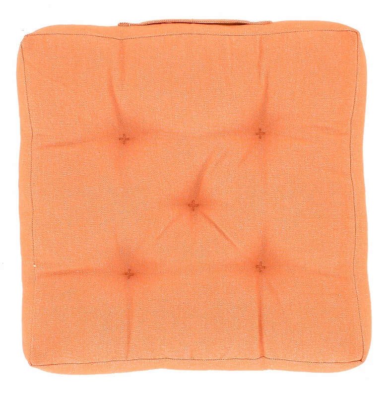 Veke Boxi Istuintyyny/lattiatyyny 43x43x7 Cm Pehmeä Oranssi 4 Veke Boxi Istuintyyny/lattiatyyny 43x43x7 Cm Pehmeä Oranssi - Image 4