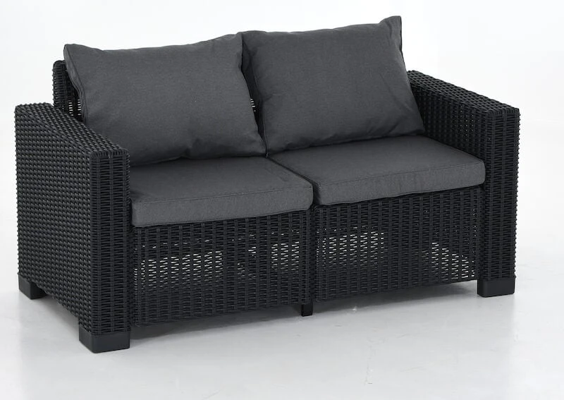Keter California 2-istuttava Sohva, Grafiitin Harmaa 3 Keter California 2-istuttava Sohva, Grafiitin Harmaa - Image 3
