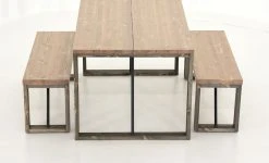 Veke Honka 4-hengen Ruokailuryhmä Antiikkipetsattu/harmaa Puujaloilla -Veke kauppa Veke Honka ruokailuryhma 4 hengen antiikkipetsattu harmaa puujaloilla 4 2