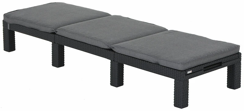 Keter Daytona Deluxe Aurinkotuoli Pehmusteella, Grafiitti 6 Keter Daytona Deluxe Aurinkotuoli Pehmusteella, Grafiitti - Image 6