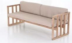 Veke Kioto 3-istuttava Sohva Antiikkipetsattu/Texsilk Hiekka 4212 -Veke kauppa Veke Kioto 3 istuttava sohva patjasarjalla antiikkipetsattu Texsilk hiekka 4212 14 1