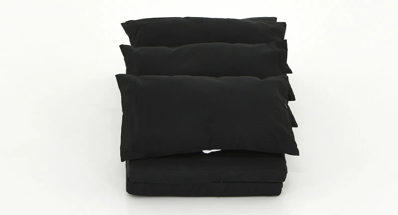 Veke Long Sohvaryhmän Pehmusteiden Päälliset Musta 4 Veke Long Sohvaryhmän Pehmusteiden Päälliset Musta - Image 4