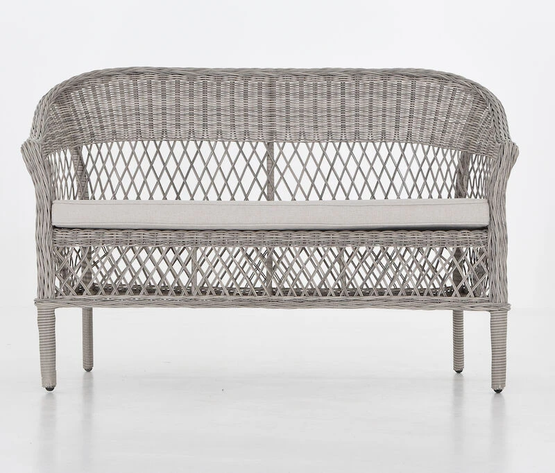 Vila Hven Penkkisohva Hiekan Värinen Polyrottinki/alumiini 4 Vila Hven Penkkisohva Hiekan Värinen Polyrottinki/alumiini - Image 4