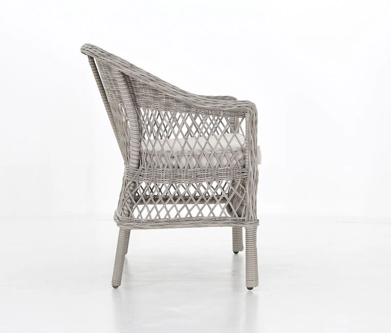 Vila Hven Penkkisohva Hiekan Värinen Polyrottinki/alumiini 1 Vila Hven Penkkisohva Hiekan Värinen Polyrottinki/alumiini