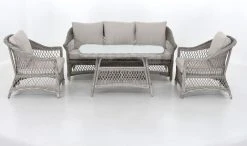 Vila Hven Sohvaryhmä Hiekan Värinen Polyrottinki/alumiini -Veke kauppa Vila Hven sohvaryhma hiekan varinen polyrottinki alumiini 0 1