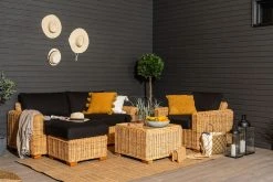 Veke Vorona Kuburottinki Rahi Luonnonväri/ Musta Pehmuste -Veke kauppa Vorona rottinkinojatuoli miljoossa web pete 7