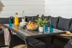 Veke Aapa Kulmasohva Pöydällä Musta/harmaa (sisältää Kaikki Tyynyt) -Veke kauppa aapa kulmasohva miljoossa web 10