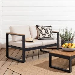 Veke Aava 2-istuttava Sohva Antrasiitti, Hiekka Pehmusteet