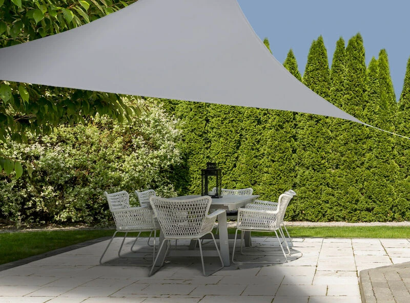 Ei Brändiä Aurinkovarjo Kolmio 3x3x3 M Luonnonvalkoinen 3 Ei Brändiä Aurinkovarjo Kolmio 3x3x3 M Luonnonvalkoinen - Image 3