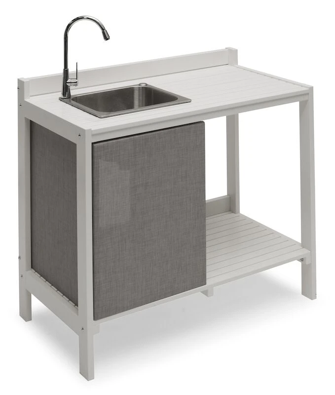 Hillerstorp Bara Vara Kesäkeittiö Altaalla Ja Hanalla, Valkoinen 2 Hillerstorp Bara Vara Kesäkeittiö Altaalla Ja Hanalla, Valkoinen - Image 2