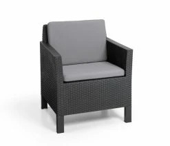 Keter Chicago Sohvaryhmä Grafiitti -Veke kauppa chicago chair graphite cool grey