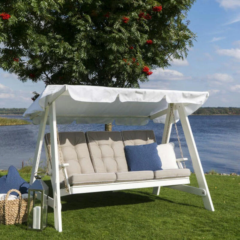 Hillerstorp Dalom Pihakeinu Valkoinen + Valkoinen Katos 4 Hillerstorp Dalom Pihakeinu Valkoinen + Valkoinen Katos - Image 4