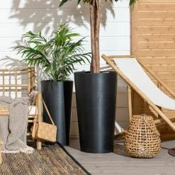 Ecopots Amsterdam Korkea Ruukku 76 Cm Valkoharmaa 7 Ecopots Amsterdam Korkea Ruukku 76 Cm Valkoharmaa -Veke kauppa ecopots amsterdam korkea ruukku