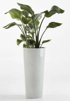 Ecopots Amsterdam Korkea Ruukku 76 Cm Valkoharmaa