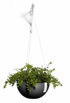 Ecopots Brysseli Ripustettava Ruukku 27 Cm Tummanharmaa