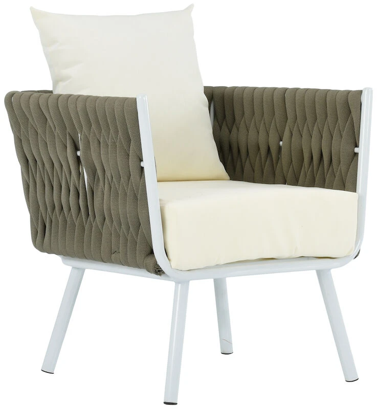 Veke Tunturi Nojatuoli Vihertävän Harmaa/valkoinen 1 Veke Tunturi Nojatuoli Vihertävän Harmaa/valkoinen