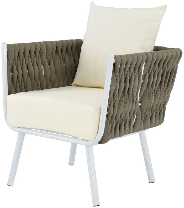 Veke Tunturi Nojatuoli Vihertävän Harmaa/valkoinen 4 Veke Tunturi Nojatuoli Vihertävän Harmaa/valkoinen - Image 4