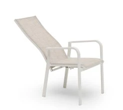 Hillerstorp Hånger 6-hengen Ruokailuryhmä Säätötuoleilla, Valkoinen/harmaa