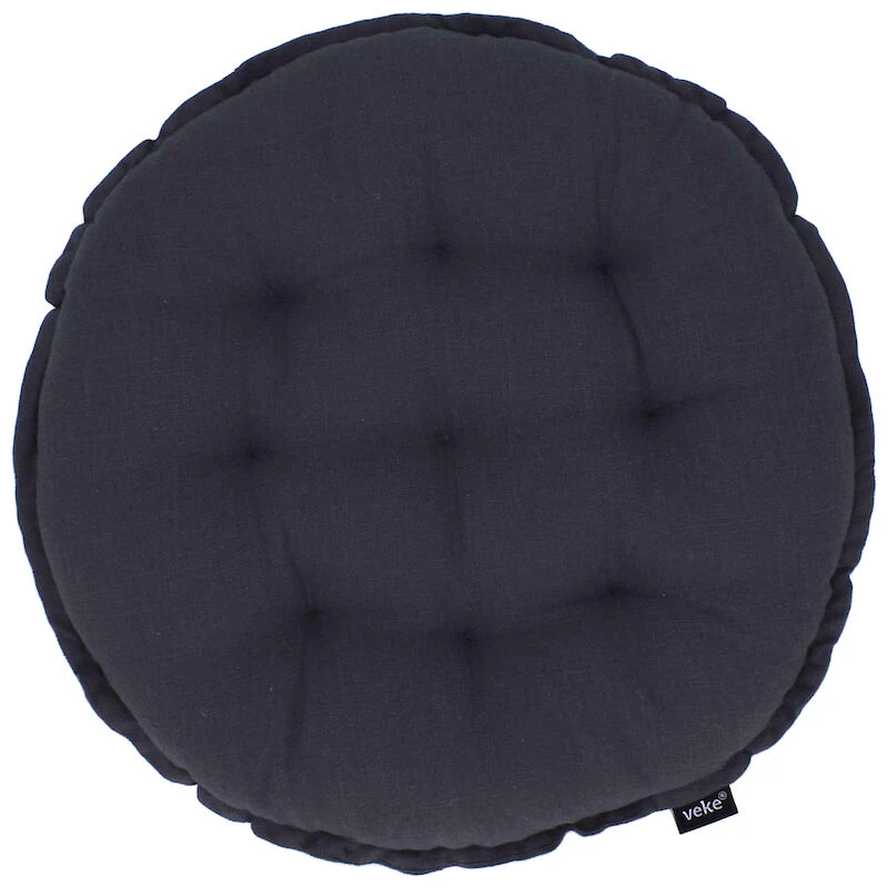 Veke Helga Pyöreä Istuinpehmuste Ø40 Cm Hiili 3 Veke Helga Pyöreä Istuinpehmuste Ø40 Cm Hiili - Image 3
