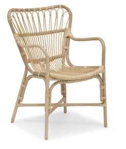 Hillerstorp Lyckesö Rottinki Nojatuoli Luonnonväri -Veke kauppa hillerstorp lyckes rottinki nojatuoli 01