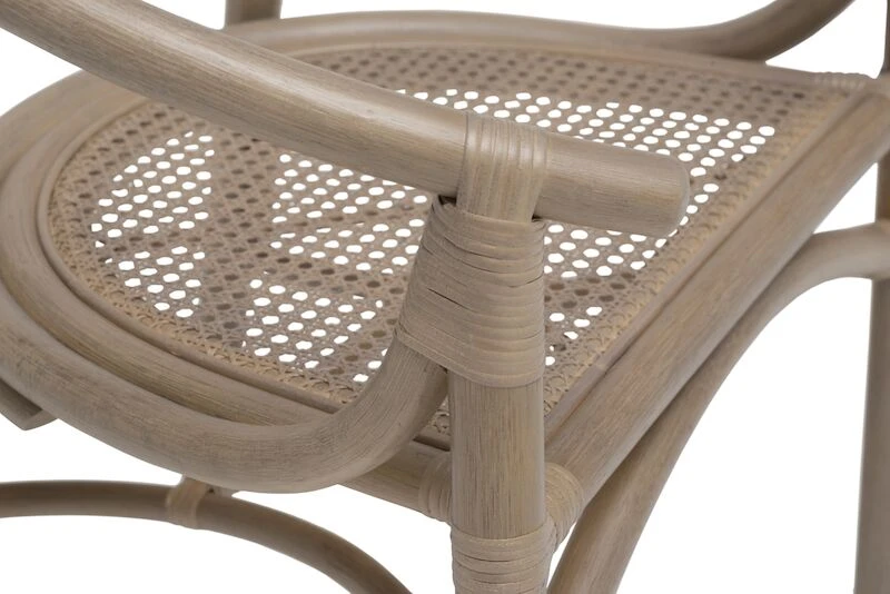 Hillerstorp Orresnäs Rottinki Nojatuoli Vaaleanharmaa 3 Hillerstorp Orresnäs Rottinki Nojatuoli Vaaleanharmaa - Image 3