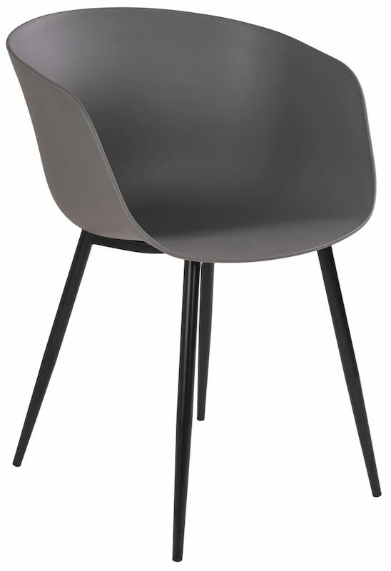 House Nordic Roda Tuoli Harmaa, Mustat Jalat 1 House Nordic Roda Tuoli Harmaa, Mustat Jalat
