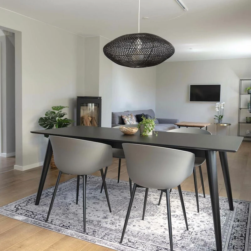 House Nordic Roda Tuoli Harmaa, Mustat Jalat 3 House Nordic Roda Tuoli Harmaa, Mustat Jalat - Image 3