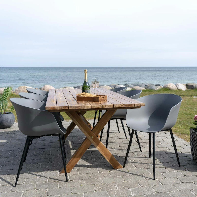 House Nordic Roda Tuoli Harmaa, Mustat Jalat 5 House Nordic Roda Tuoli Harmaa, Mustat Jalat - Image 5