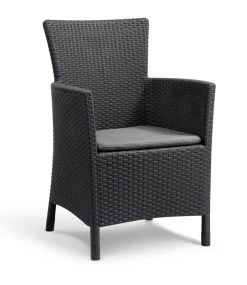 Keter Iowa Tuoli, Grafiitin Harmaa 8 Keter Iowa Tuoli, Grafiitin Harmaa -Veke kauppa iowa dining chair graphite cool grey 2 1
