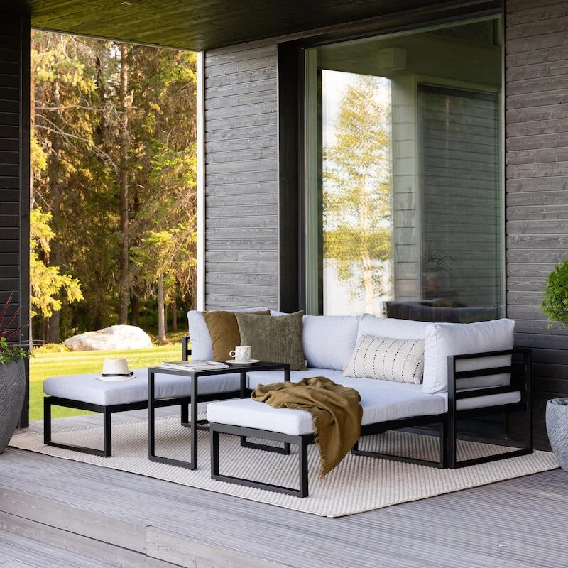 Veke Kallio Sohvaryhmä Musta/harmaa 1 Veke Kallio Sohvaryhmä Musta/harmaa