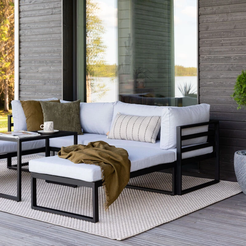 Veke Kallio Sohvaryhmä Musta/harmaa 6 Veke Kallio Sohvaryhmä Musta/harmaa - Image 6