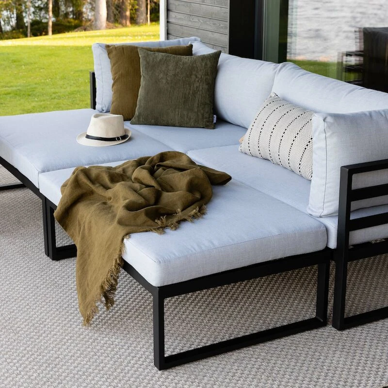 Veke Kallio Sohvaryhmä Musta/harmaa 3 Veke Kallio Sohvaryhmä Musta/harmaa - Image 3