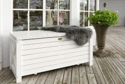 Hillerstorp Läckö Pehmustelaatikko Valkoinen 5 Hillerstorp Läckö Pehmustelaatikko Valkoinen -Veke kauppa l ck pehmustelaatikko terassilla 1