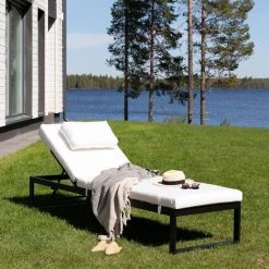 Veke Laituri Aurinkosänky Musta/valkoinen -Veke kauppa laituri aurinkosanky musta valkoinen web 6