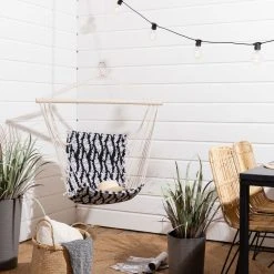 Veke Lehti Riippuistuin Musta/valkoinen