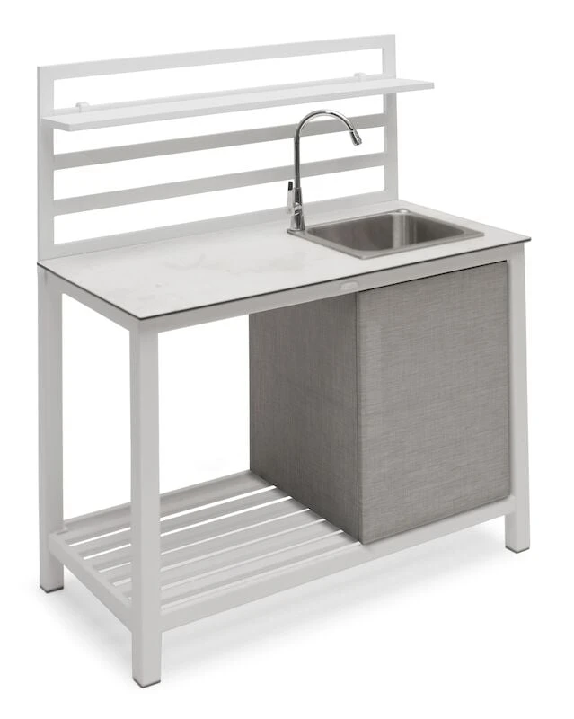 Hillerstorp Åminne Kesäkeittiö Altaalla Ja Hanalla, Valkoinen 3 Hillerstorp Åminne Kesäkeittiö Altaalla Ja Hanalla, Valkoinen - Image 3