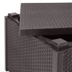 Keter Monaco Sohvaryhmä Säilytyspöydällä, Ruskea -Veke kauppa monaco sohvaryhma poydalla ruskea2