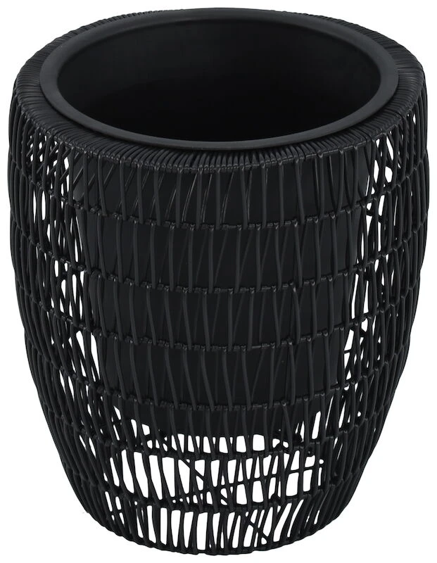 Veke Niitty Kukkaruukku Musta Polyrottinki 3 Veke Niitty Kukkaruukku Musta Polyrottinki - Image 3