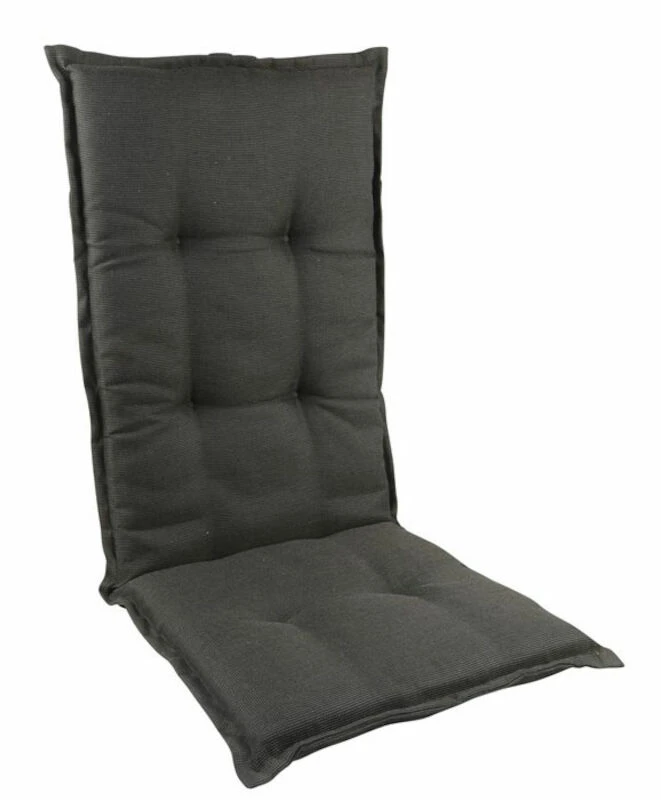 Outfit Bertram Korkea Tuolinpehmuste 123x44x5 Cm Musta 2 Outfit Bertram Korkea Tuolinpehmuste 123x44x5 Cm Musta - Image 2