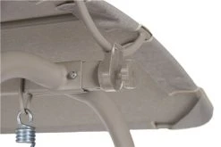 Outfit Silke 3-istuttava Pihakeinu Harmaa/luonnonvari Hiekkapehmusteet