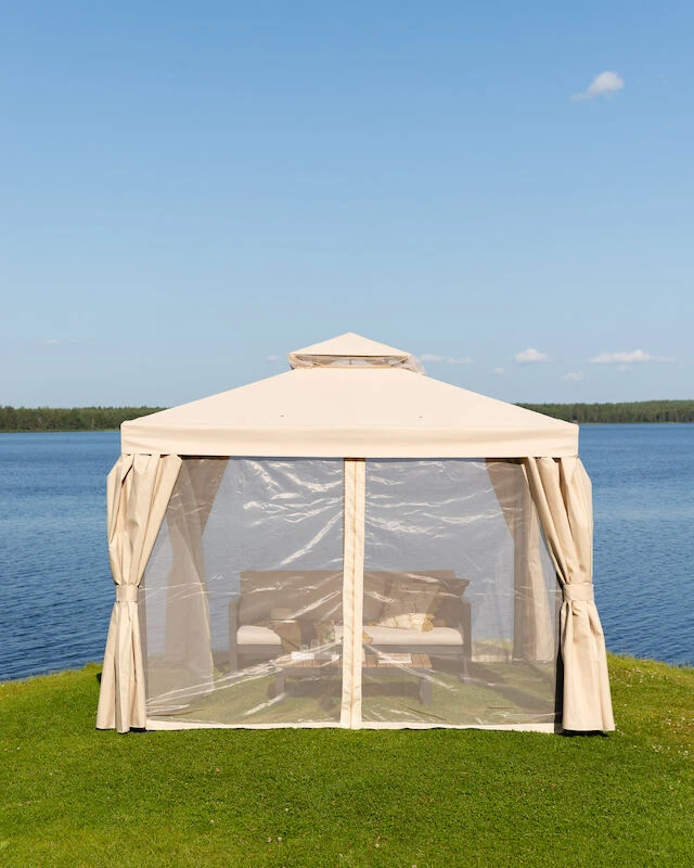 Veke Ranta Paviljonki 3x3 M Beige 2 Veke Ranta Paviljonki 3x3 M Beige - Image 2