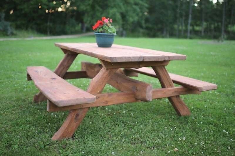 Ecofurn Rustica Picnic Pöytäryhmä Ruskea Mänty 1 Ecofurn Rustica Picnic Pöytäryhmä Ruskea Mänty