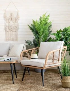 Veke Scandic Nojatuoli Luonnonväri