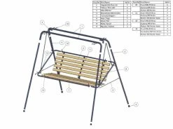 Varax Suvisaari Pihakeinu 3-istuttava Valkoinen