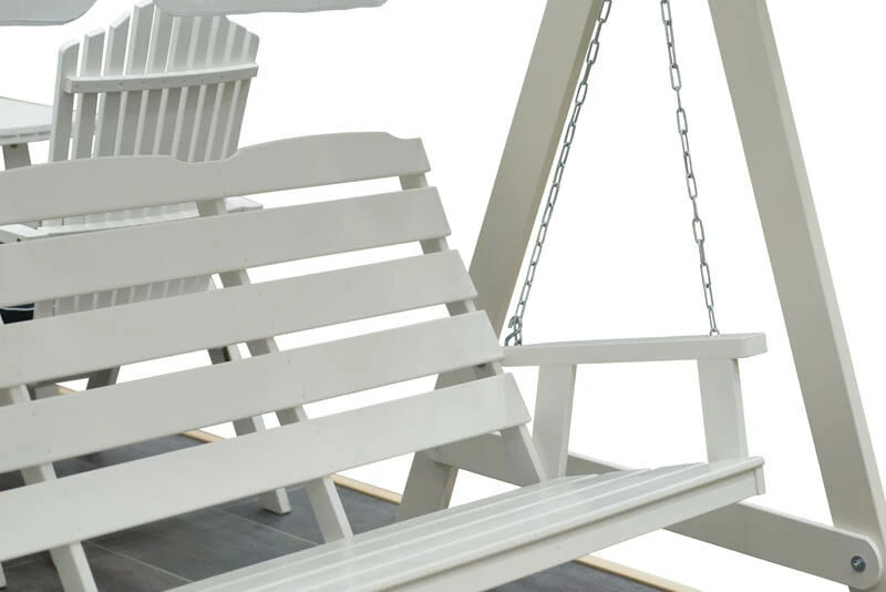 Hillerstorp Slöinge Pihakeinu Valkoinen + Valkoinen Katos 3 Hillerstorp Slöinge Pihakeinu Valkoinen + Valkoinen Katos - Image 3