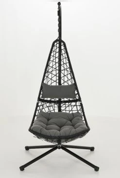 Veke Ilta Riipputuoli Telineellä Musta, Harmaa Pehmuste -Veke kauppa veke Ilta riipputuoli telineella musta harmaa pehmuste 646540 0 1