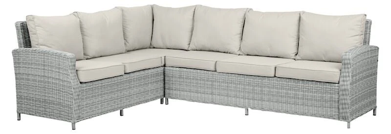 Vila Vinga Kulmasohva Hiekan Värinen Polyrottinki/alumiini 5 Vila Vinga Kulmasohva Hiekan Värinen Polyrottinki/alumiini - Image 5